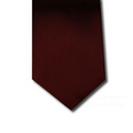 Silk Woven Necktie - Solid Repp (Wine)